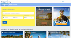 Desktop Screenshot of despegar.com.ve