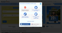 Desktop Screenshot of despegar.com.pe